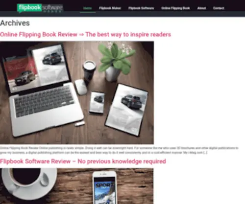 Flipbooksoftware.net(Top 5 FlipBook Software in 2014) Screenshot