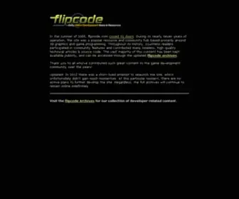 Flipcode.com(Game development harmony) Screenshot