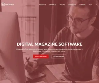 Flipcreator.net(Digital Magazine Software) Screenshot
