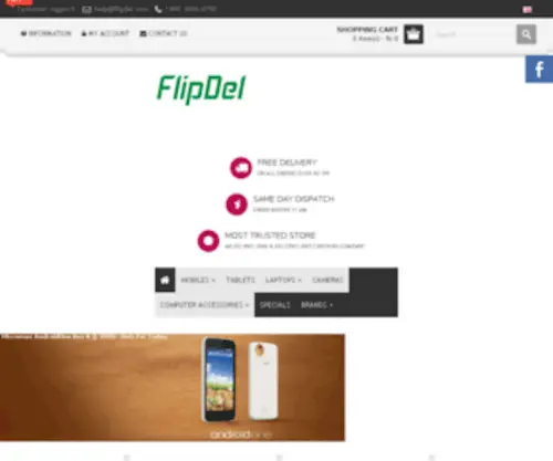 Flipdel.com(Online Shopping India) Screenshot