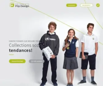 Flipdesign.ca(Uniformes scolaires) Screenshot