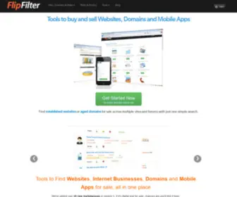 Flipfilter.com(Buy Websites) Screenshot