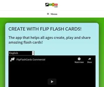Flipflashcards.com(Flip Flash Cards App) Screenshot