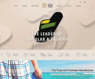 Flipflop.com.tw(Flip Flops and Footwear Manufacturer in Taiwan) Screenshot