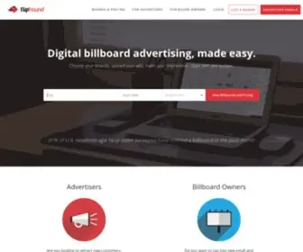 Fliphound.com(Digital Billboards and Outdoor Advertising Have Never Been This Easy) Screenshot