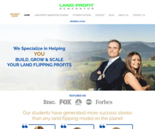 Flipitfastformula.com(The Land Profit Generator) Screenshot