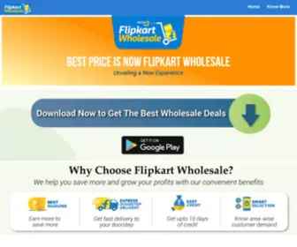 Flipkartwholesale.com(Flipkart Wholesale) Screenshot