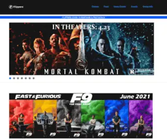 Flipperscinema.com(Flippers Cinema & Arcade) Screenshot