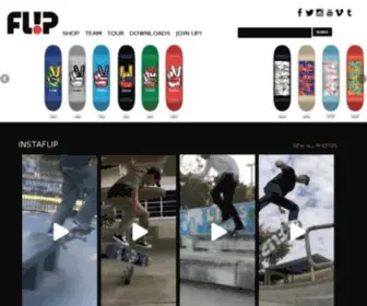 Flipskateboards.com(Flip Skateboards) Screenshot