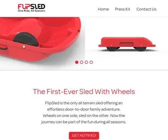 Flipsled.com(Sled with wheels) Screenshot