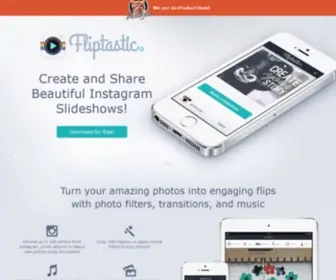 Fliptastic.me(Slideshow maker for Instagram) Screenshot
