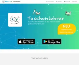 Fliptheclassroom.de(Taschenlehrer) Screenshot