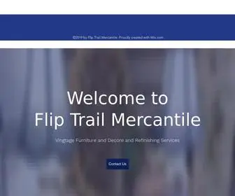 Fliptrailmercantile.com(Upcycled Furniture) Screenshot