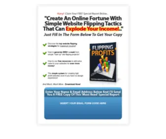 Flipwebsite.com(Get Your Free Report) Screenshot