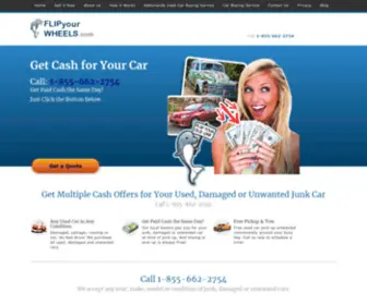 Flipyourwheels.com(Cash For Junk Cars) Screenshot