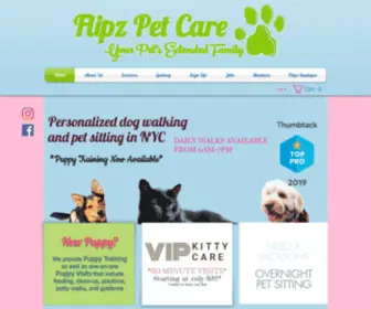 Flipzpetcare.com(New York City Dog Walker) Screenshot