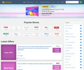 FliqDeal.com(Footer) Screenshot