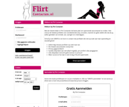 Flirtcontacten.nl(Flirtcontacten) Screenshot