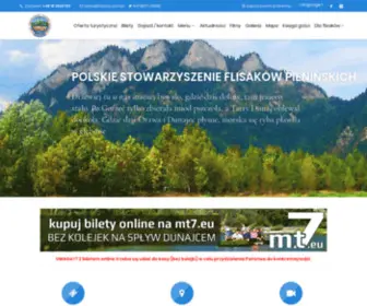 Flisacy.com.pl(Spływ Dunajcem) Screenshot