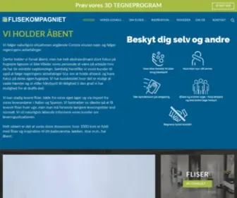 Flisekompagniet.dk(Fliser og Klinker) Screenshot