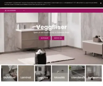 Flisespekteret.no(Velkommen til Flisespekteret) Screenshot