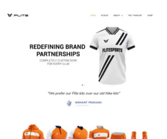 Flitesoccer.com(Custom Soccer Kits for Top Clubs) Screenshot