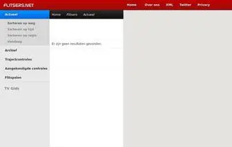 Flitsers.net(Alle actuele snelheidscontroles en flitspalen op) Screenshot