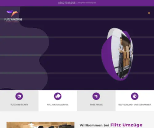 Flitz-Umzuege.de(Umzugsunternehmen Berlin) Screenshot
