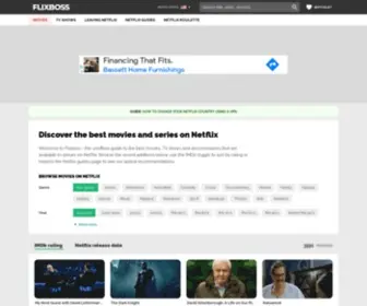 Flixboss.com(The Netflix Guide) Screenshot