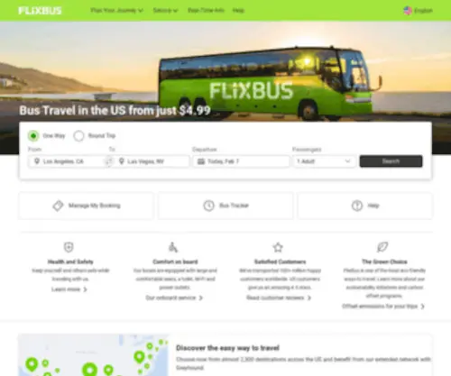 Flixbus.de(→) Screenshot