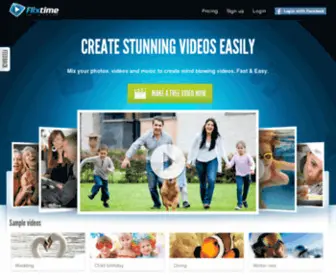 Flixtime.com(Video Slideshows made easy) Screenshot