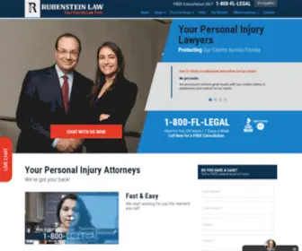 Fllegal.com(Florida Personal Injury Law Firm) Screenshot