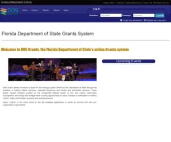 Fllibraries.org(Florida Department of State Grants System) Screenshot