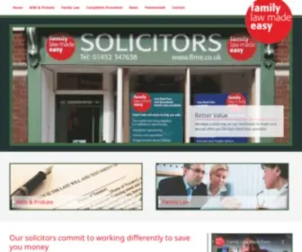 Flme.co.uk(Family law and divorce solicitors gloucester) Screenshot