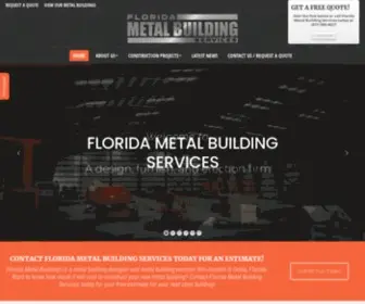 Flmetalbuildings.com(Florida Metal Building Services LLC) Screenshot