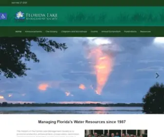 FLMS.net(Florida Lake Management Society) Screenshot