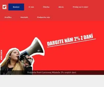 FLM.sk(Front Ľavicovej Mládeže) Screenshot