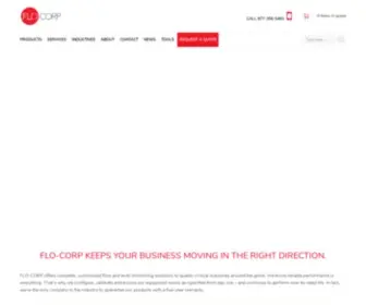 Flo-Corp.com(Flow Meters) Screenshot