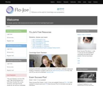 Flo-Joe.co.uk(For teachers and students preparing for Cambridge English) Screenshot