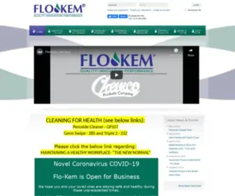 Flo-Kem.com(Supplier of Janitorial) Screenshot