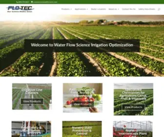 Flo-Tecinc.com(Water flo science irrigation optimization. Flo Tec) Screenshot