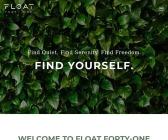 Float41.com(Float Forty) Screenshot