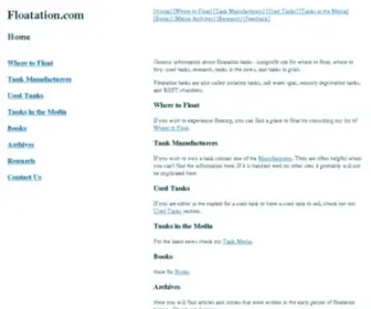 Floatation.com(Floatation) Screenshot