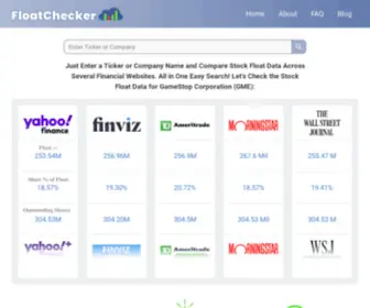 Floatchecker.com(Making Your Trading Life a Little Easier) Screenshot