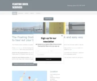 Floatingdockservices.co.nz(Hauling out your yacht or launch) Screenshot