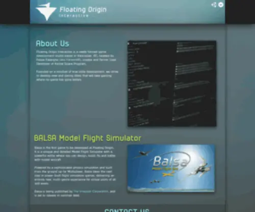 Floatingorigininteractive.com(Floating Origin Interactive) Screenshot