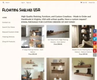 Floatingshelvesusa.com(Floating Shelves USA) Screenshot