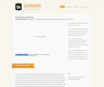 Floatinguniversity.com(Floating University) Screenshot