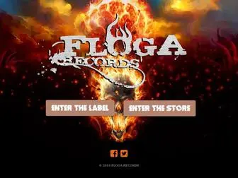 Flogarecords.com(Floga Records) Screenshot