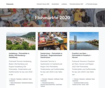 Flohmarkt-Termine.org(Flohmärkte) Screenshot